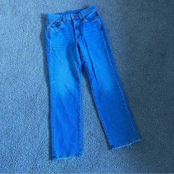 AYR The LaLa High Rise Straight Jean Short EUC - Picture 4 of 8